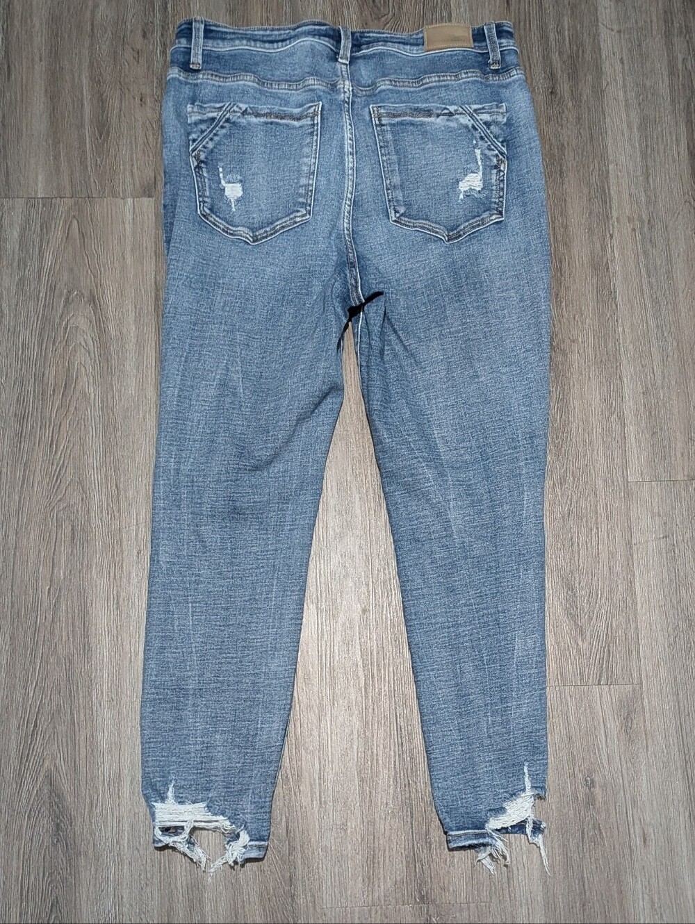 Buckle Black Fit 75 High Rise Distressed Skinny Jeans Sz 31 Fits Sz 12 - Picture 7 of 9